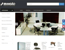 Tablet Screenshot of brandaomoveis.com.br